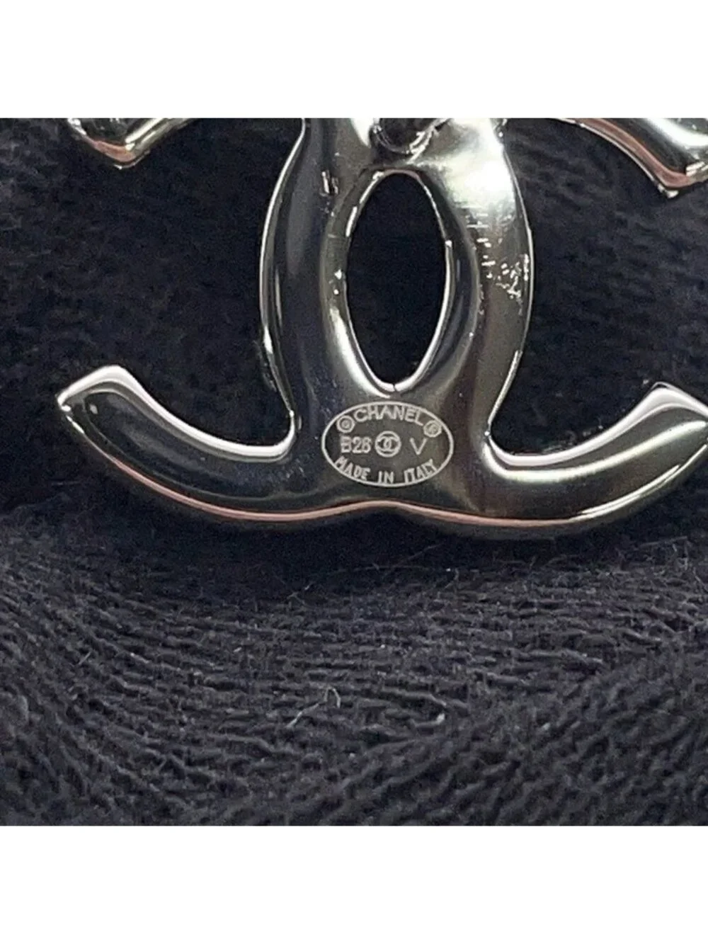 Chanel Earrings CC Logo Rhinestone 26